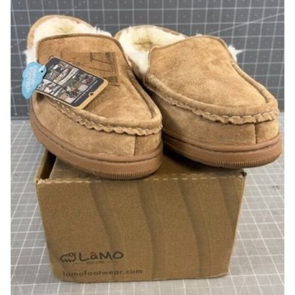 Men's LAMO Harrison Chestnut Moccasin Size 11 US Slip-On - Picture 1 of 9
